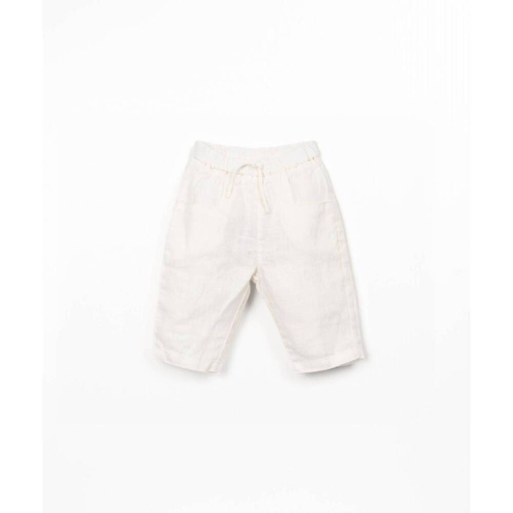NEW PLAY UP kids baby linen trousers in white